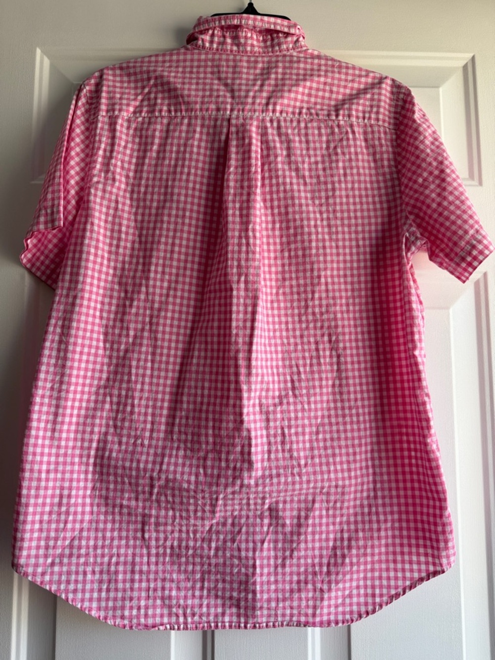 Polo by Ralph Lauren Pink Gingham Short-Sleeve Button-Down - Picture 5 of 6